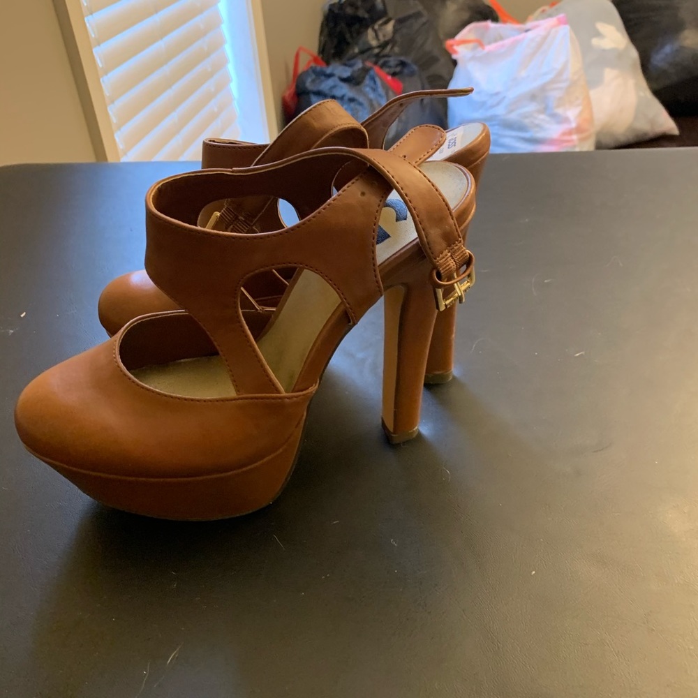 Brown stilettos